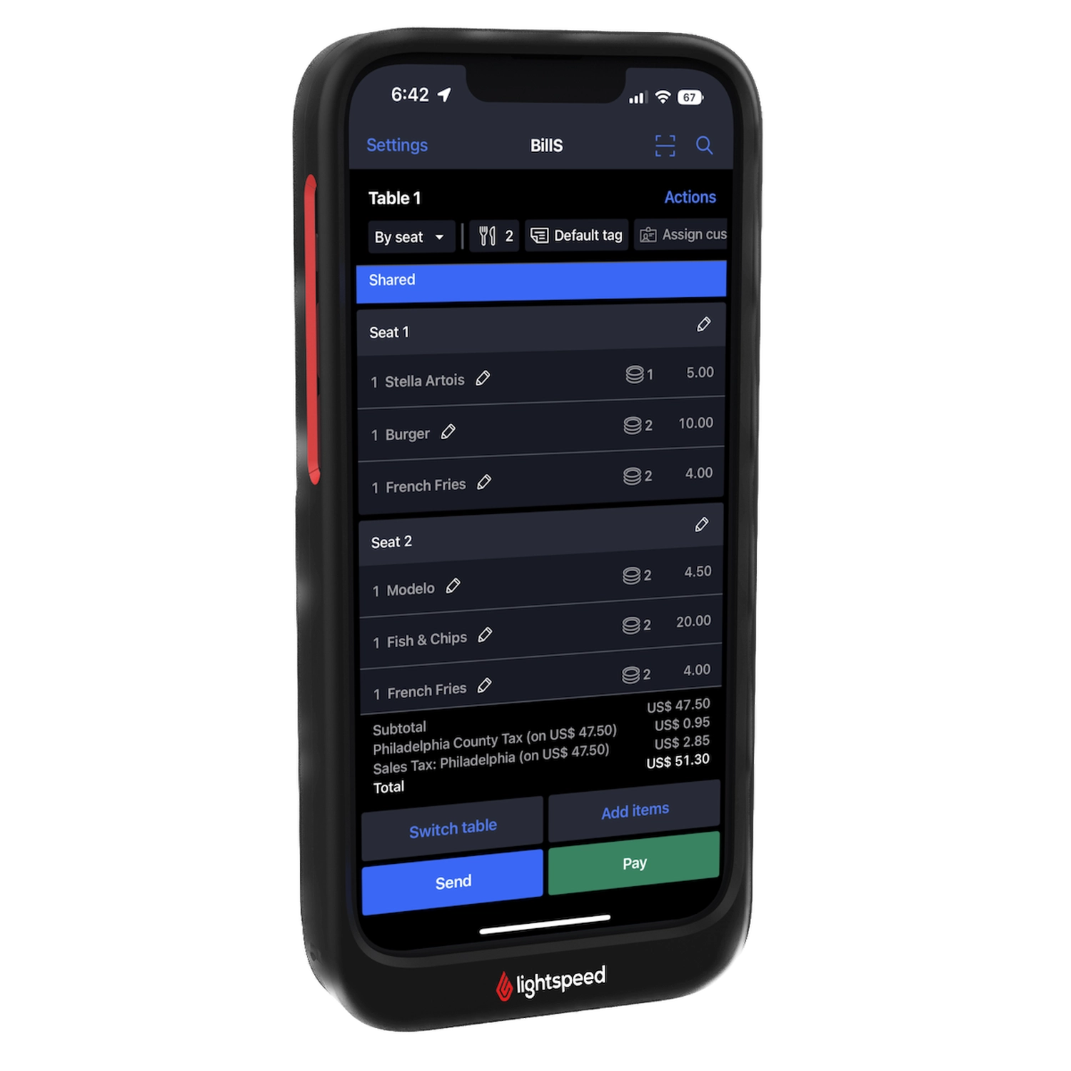 Kasse Südwest - lightpress payment method